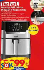 TEFAL EASY FRY GRİLL DELUXE EY505D15 YAĞSIZ FRİTÖZ AİRFRYER